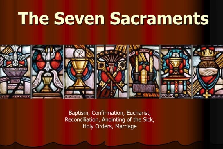 Number Of Holy Sacraments One In Christ   The Seven Sacraments L 768x513 